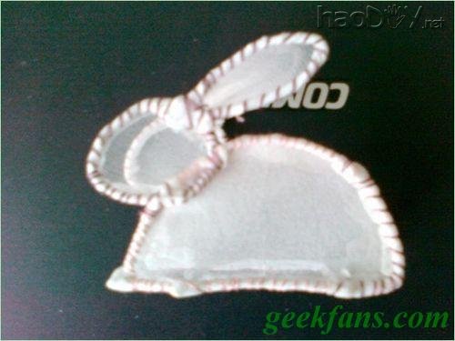 自制中秋灯笼制作:兔子花灯