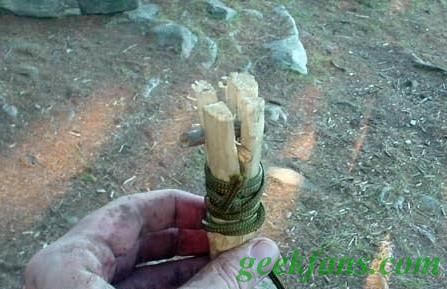 自制户外捕鱼:鱼叉的制作方法