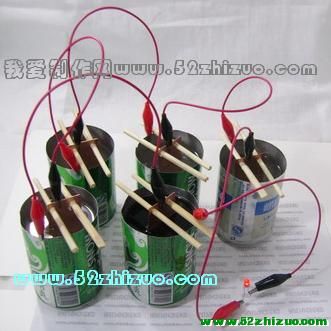 diy科学小实验:家用材料制造电池