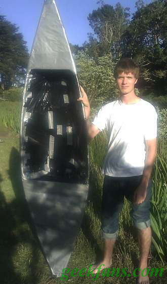 自制PVC管快速造船法