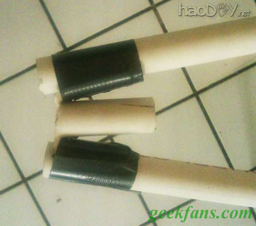 自制PVC管快速造船法