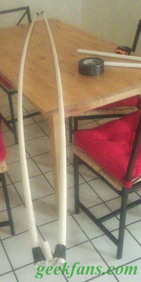 自制PVC管快速造船法