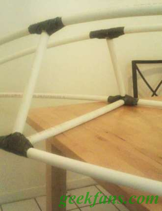 自制PVC管快速造船法