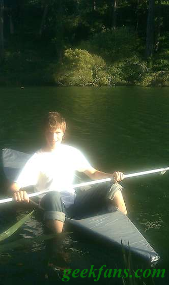 自制PVC管快速造船法