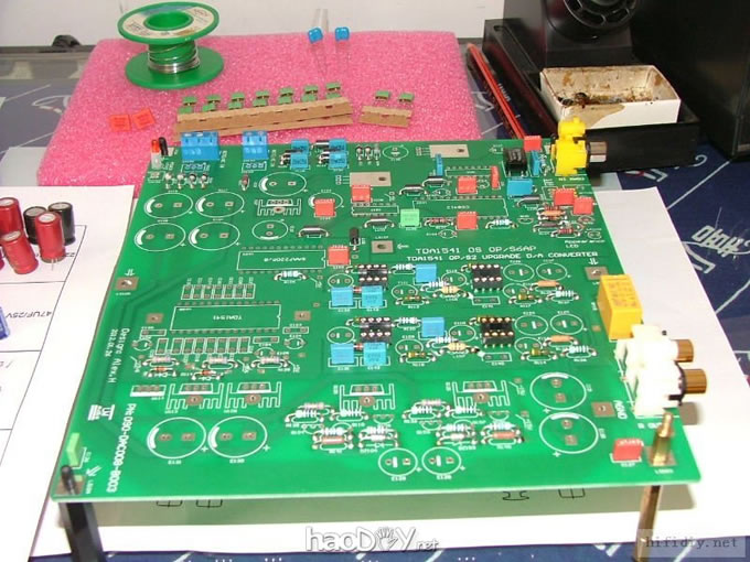 飞利浦TDA1541 S6 DAC解码器 焊机