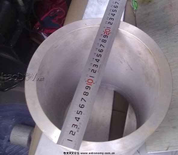 1.jpg 203F1200折射大双筒天文望远镜制造全过程