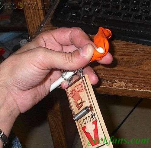 自制会跑的老鼠夹车