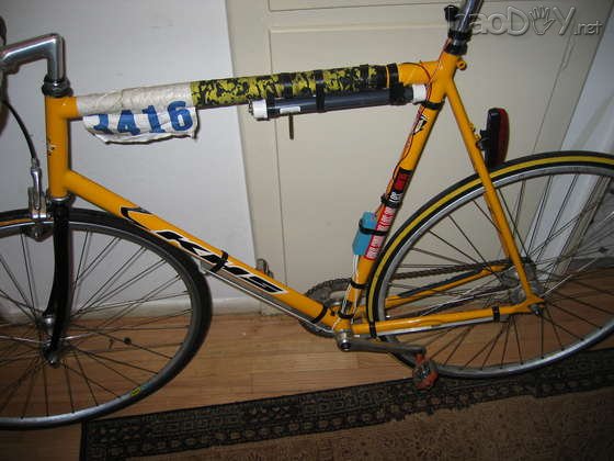 diy自行车改造:夜光自行车