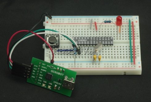 用面包板自制Arduino