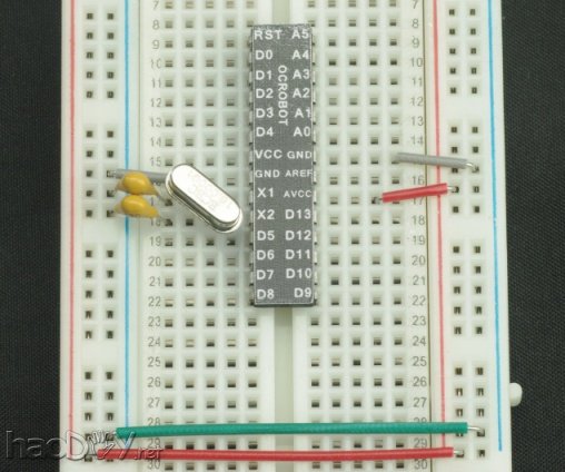 用面包板自制Arduino