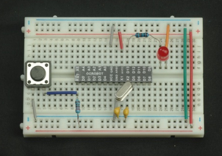 用面包板自制Arduino
