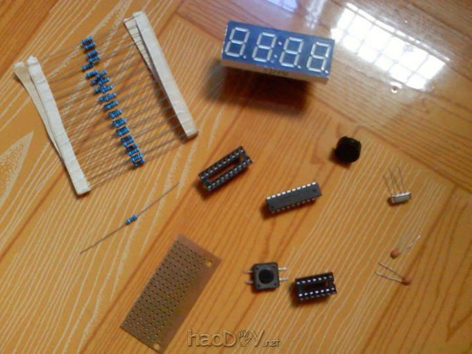 DIY数码管时钟