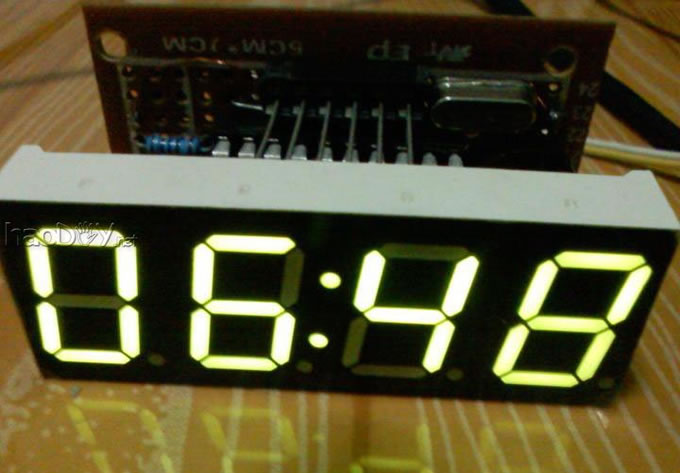 DIY数码管时钟
