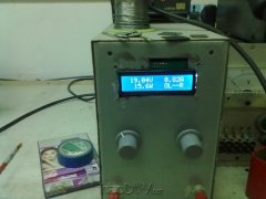 秀一下本人自制的恒流恒压电源台