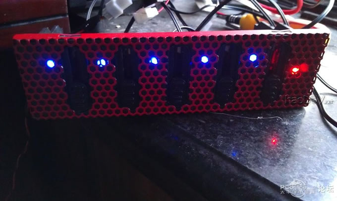 点击查看原图 终极 改装 魔兽V8机箱 自制水冷头