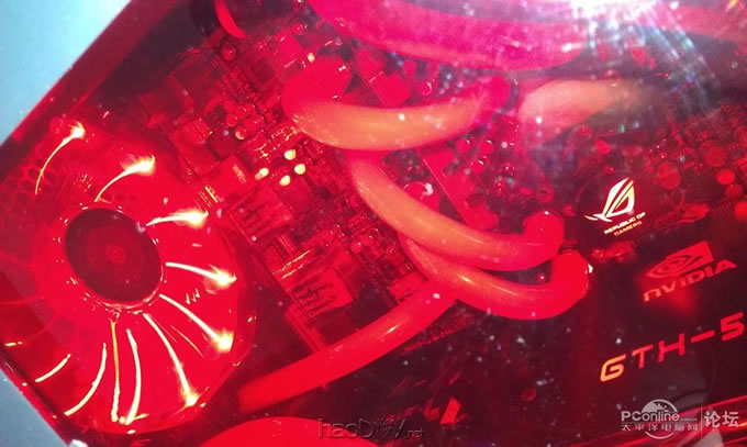 点击查看原图 终极 改装 魔兽V8机箱 自制水冷头