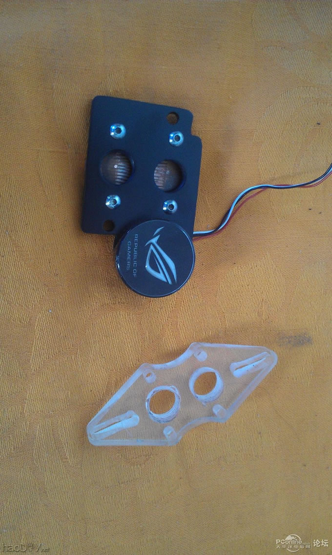 点击查看原图 终极 改装 魔兽V8机箱 自制水冷头