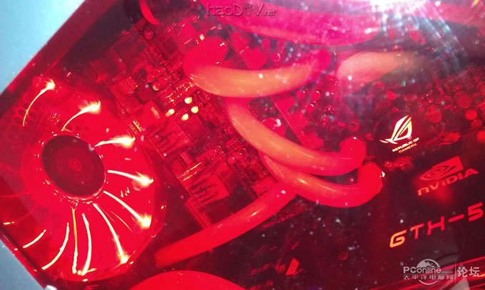 点击查看原图 终极 改装 魔兽V8机箱 自制水冷头