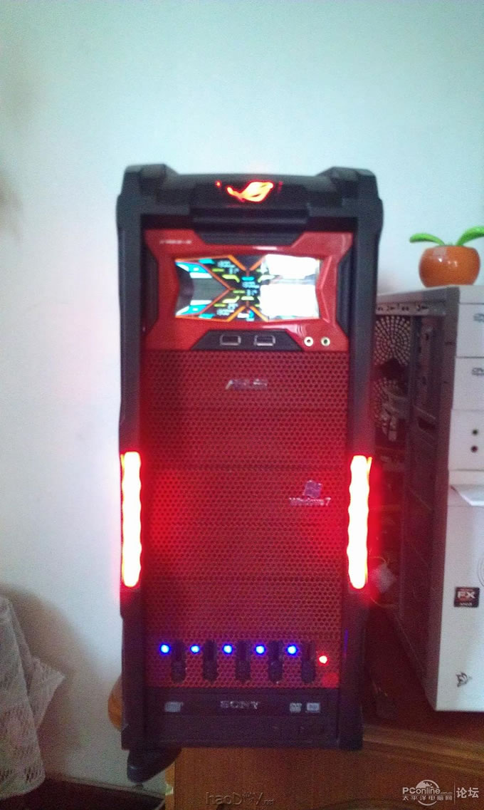 点击查看原图 终极 改装 魔兽V8机箱 自制水冷头