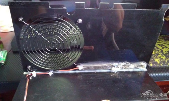 点击查看原图 终极 改装 魔兽V8机箱 自制水冷头