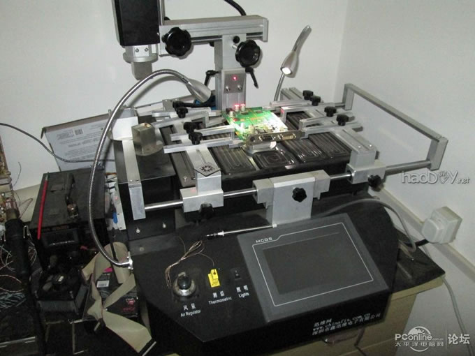 点击查看原图  第一次折腾BGA大焊台,难得一见的神物!==