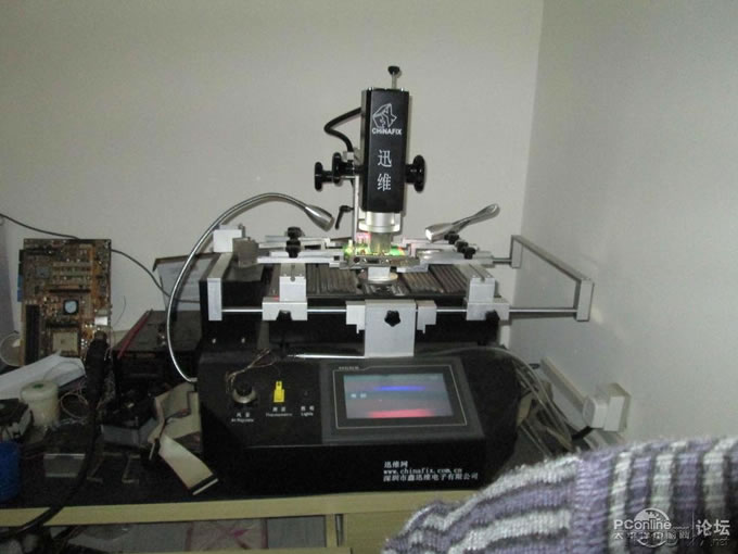 点击查看原图  第一次折腾BGA大焊台,难得一见的神物!==