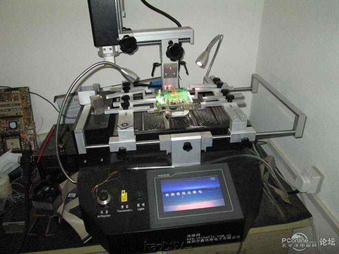 点击查看原图  第一次折腾BGA大焊台,难得一见的神物!==