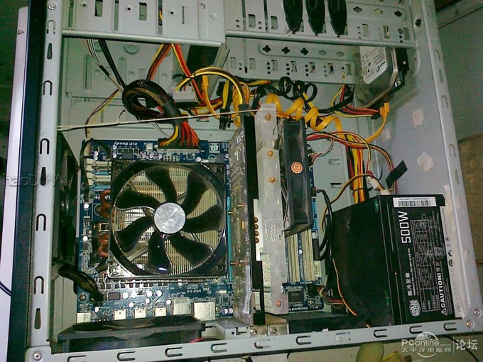 点击查看原图 显卡热管散热风扇暴改超大风量