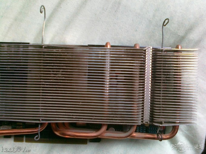 点击查看原图 显卡热管散热风扇暴改超大风量