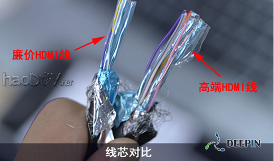 廉价的HDMI线与高端的HDMI线详细评测
