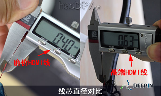 廉价的HDMI线与高端的HDMI线详细评测