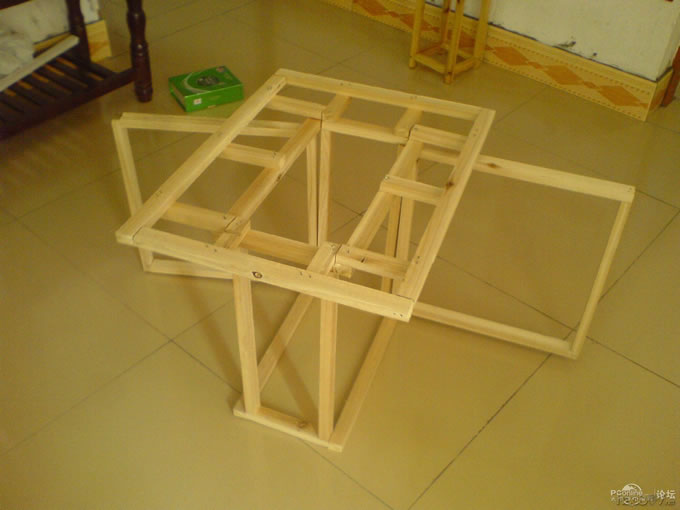 点击查看原图 一物多用,33.5元打造灯箱效果的木质电脑机箱