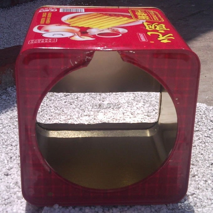 点击查看原图 软硬大改T5710瘦客户机,废旧饼罐改造电脑机箱,30W节能迷彩下载