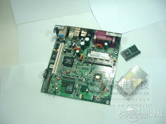 点击查看原图 软硬大改T5710瘦客户机,废旧饼罐改造电脑机箱,30W节能迷彩下载