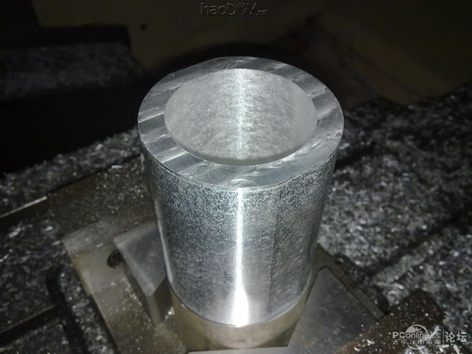 点击查看原图 不高端不高端!穷人diy制作铝制品水冷头一个!