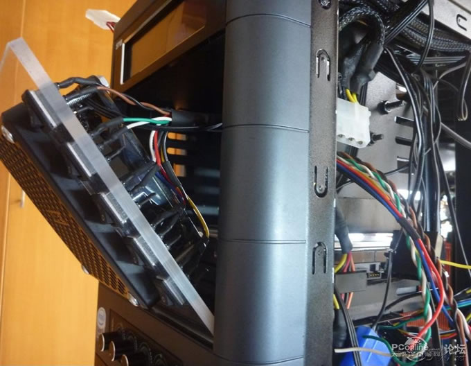 点击查看原图 电源上翻~走线~铝合金~亚克力~荧光透明电脑主机机箱