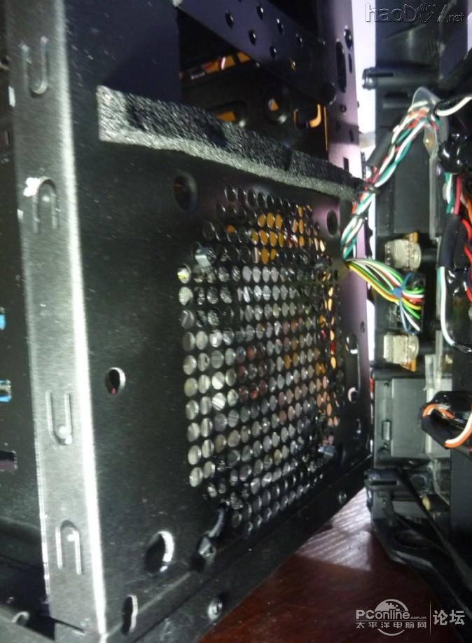 点击查看原图 电源上翻~走线~铝合金~亚克力~荧光透明电脑主机机箱