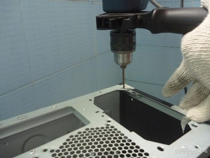 点击查看原图 电源上翻~走线~铝合金~亚克力~荧光透明电脑主机机箱