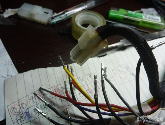 点击查看原图 电源上翻~走线~铝合金~亚克力~荧光透明电脑主机机箱