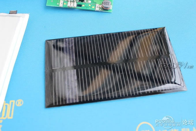 点击查看原图 DIY小型太阳能电池板充电站