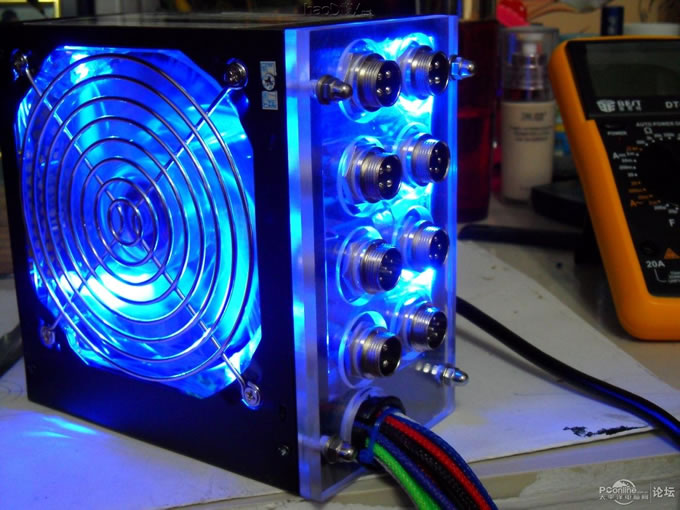 点击查看原图 发一下我改的航空插头模块电脑电源