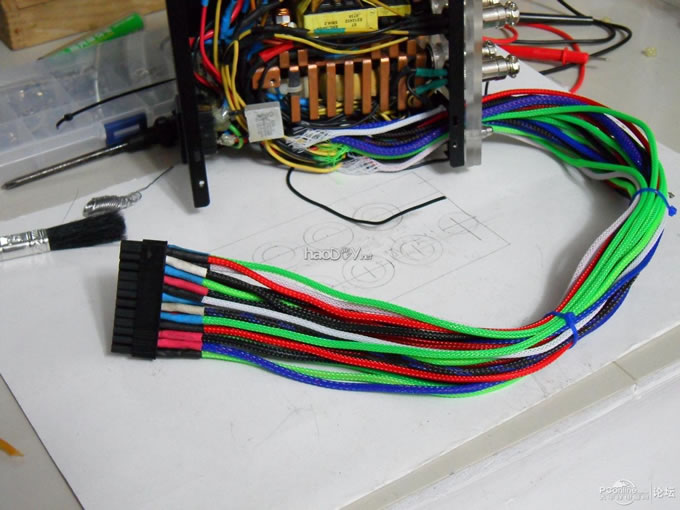 点击查看原图 发一下我改的航空插头模块电脑电源