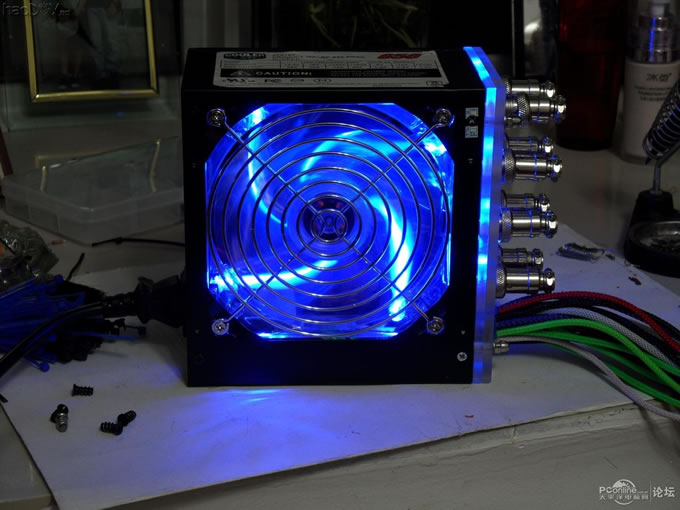 点击查看原图 发一下我改的航空插头模块电脑电源