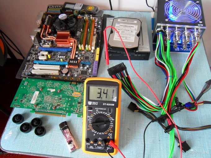 点击查看原图 发一下我改的航空插头模块电脑电源