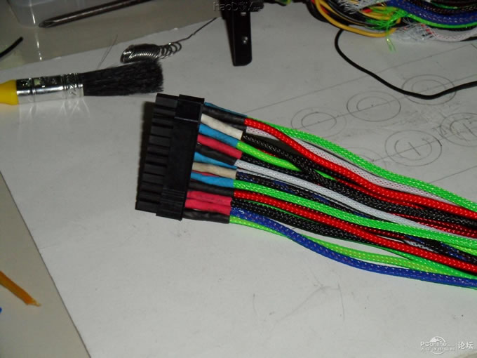 点击查看原图 发一下我改的航空插头模块电脑电源