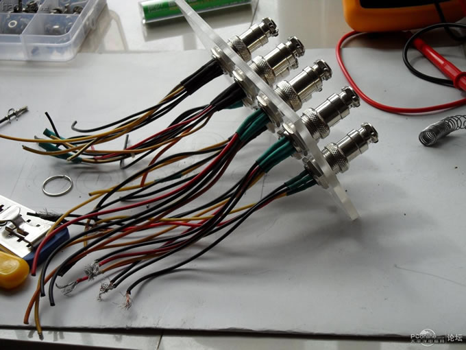 点击查看原图 发一下我改的航空插头模块电脑电源