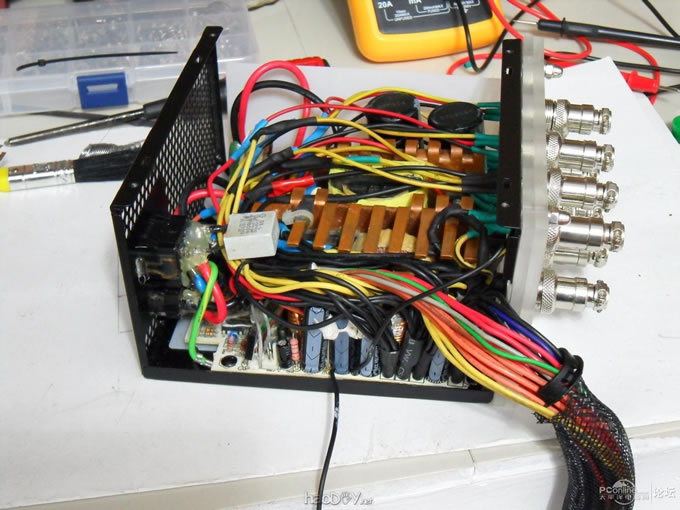 点击查看原图 发一下我改的航空插头模块电脑电源