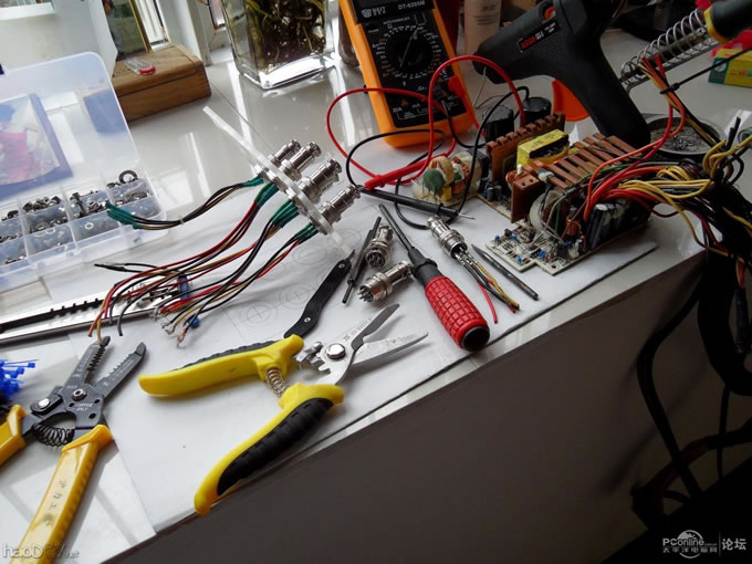 点击查看原图 发一下我改的航空插头模块电脑电源