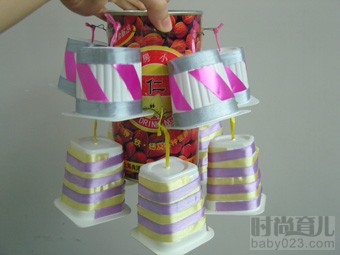 自制幼儿手工制作:中秋节花灯