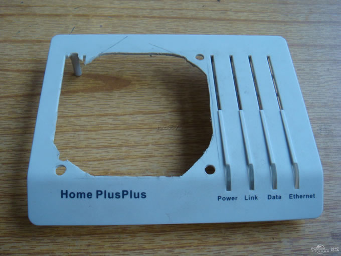 点击查看原图 为了让网络更稳定 我决定为moden和路由器加强散热器架